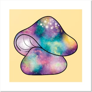 Galaxy Shroom Posters and Art